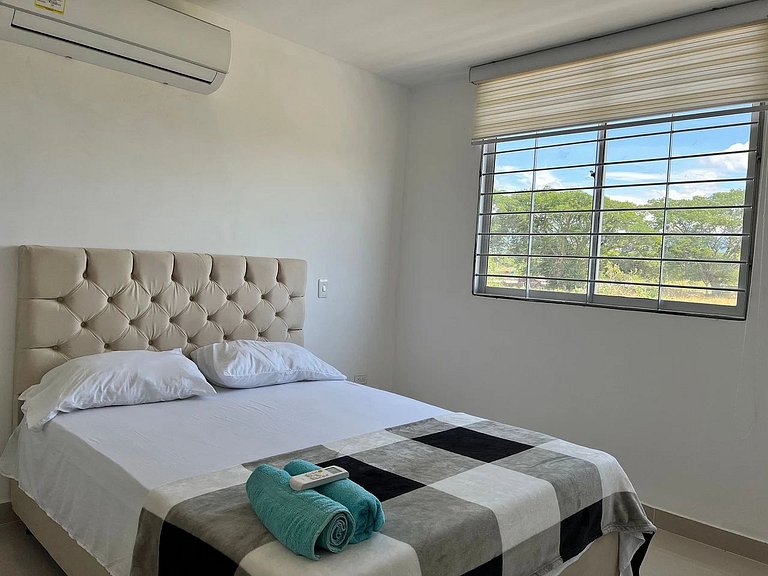 Apto 2 quartos e 3 banheiros perto da U. Andina, Valledupar