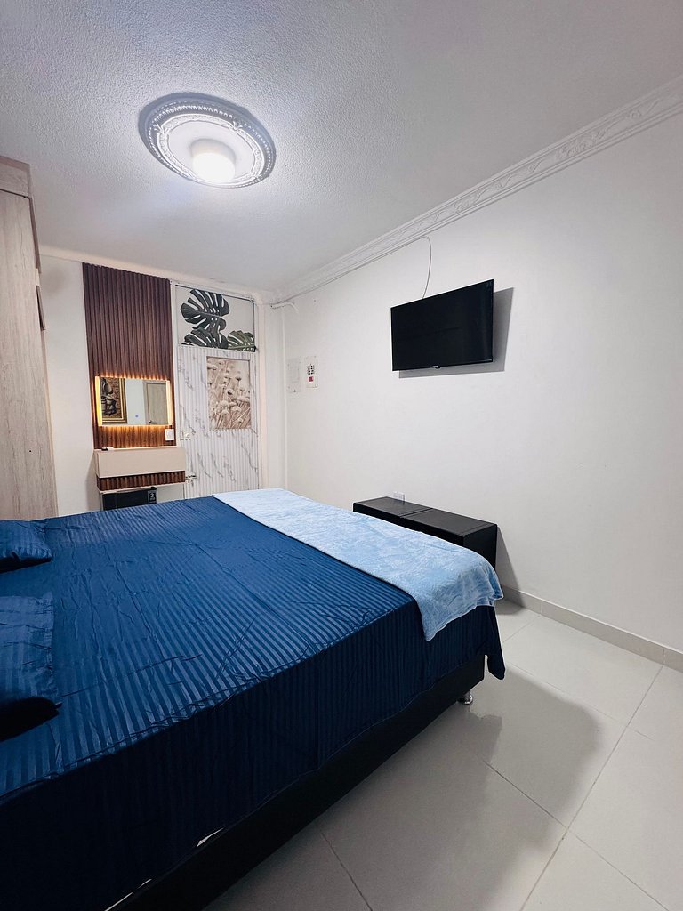 Quarto privativo com banheiro e cama king, Valledupar
