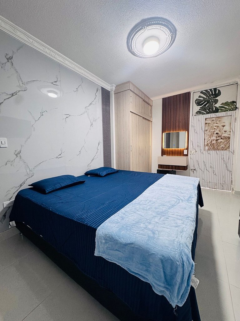 Habitación privada con baño y cama king, Valledupar | DIGS