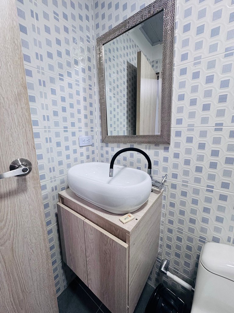 Private room with bathroom and king bed, Valledupar | DIGS